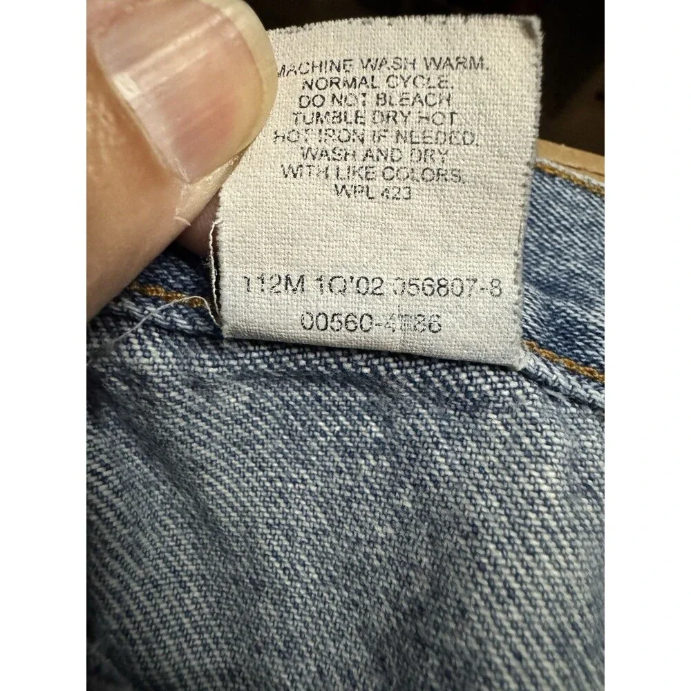 Levi's 560 Jeans Men's 34x32 Blue Medium Wash Relaxed Comfort Fit Baggy Y2K 2002